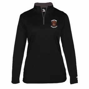 Fenton Basketball - Black - Women's 1/4 Zip Pullover